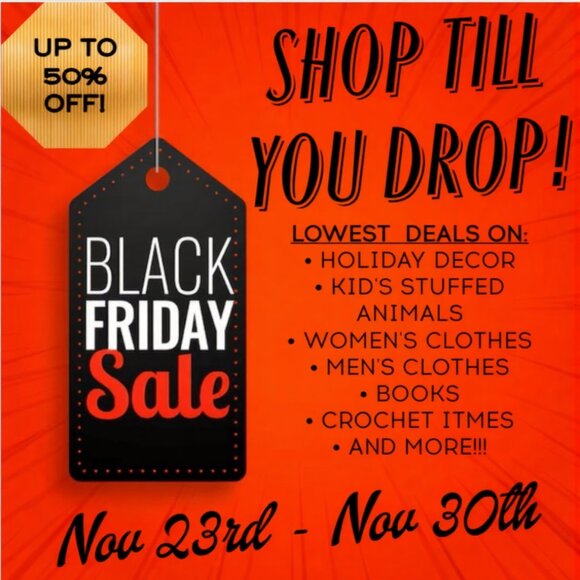 BLACK FRIDAY FLYER - Picture 1 of 1